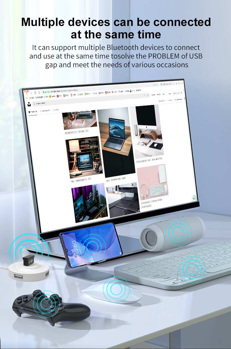 USBbluetooth51AdapterDongleAudioTransmitterReceiverDongleWirelessUSBAdapterforComputerPCLaptop-2003494-8