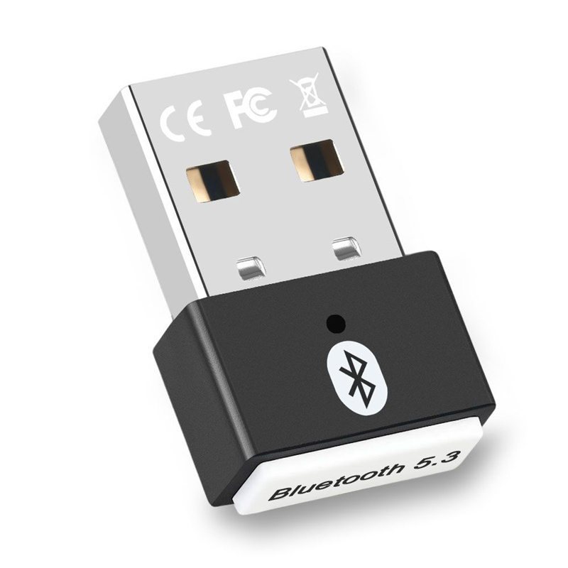 USBbluetooth53ReceiverDongleAdapterWirelessSpeakerAudioMouseKeyboardConnectorUSBAdapterforComputerPC-2001631-9