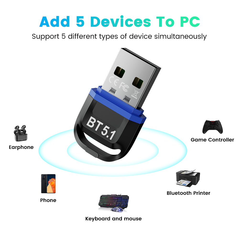 WirelessUSBbluetooth51AdapterforComputerbluetoothDongleUSBbluetoothPCAdapterbluetoothReceiverTransmi-1975278-8