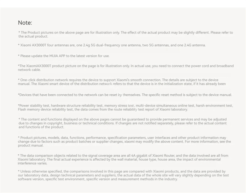 XiaomiRouterAX3000TWiFi6MeshTechnology24GHz5GHzMiWiFiROMEfficientWallPenetrationProtectionRepeaterSi-2006849-19