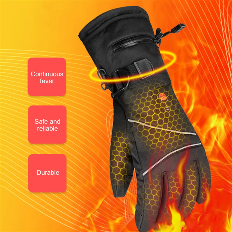 1PairHeatingGloves3ModesAdjustableTemperatureTouchscreenWaterproofWindproofElectricHeatedGlovesMenWo-1999271-4