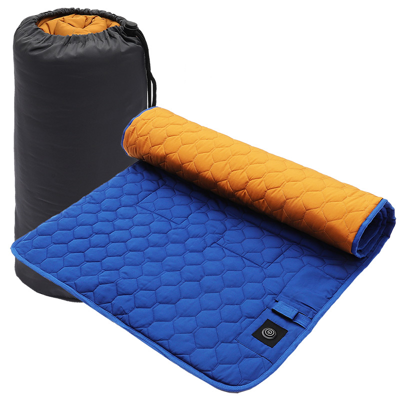 2023USBHeatedSleepingPad7HeatingZones3TemperatureLevelControlFoldableLightweightTravelMatforWinterCa-1998967-9