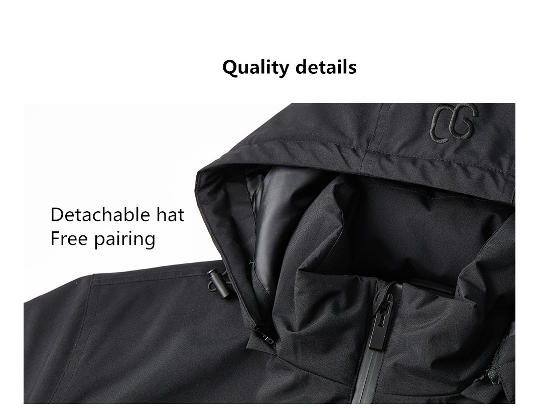 90FUNWarmJacket3MThinsulateCotton100PolyesterFiberWaterproofWindproofBreathableJacketforWinterHomeOu-2002728-13