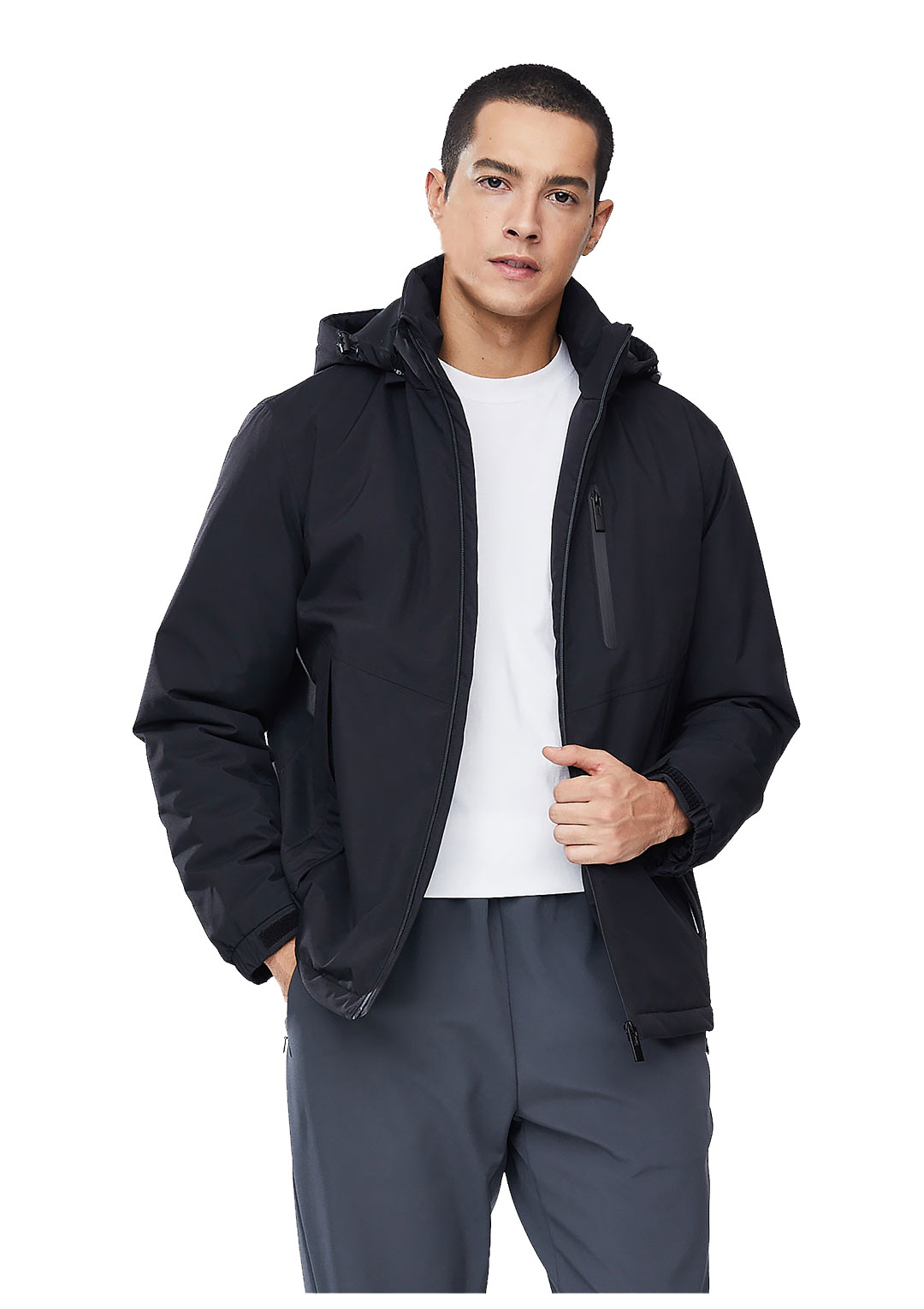 90FUNWarmJacket3MThinsulateCotton100PolyesterFiberWaterproofWindproofBreathableJacketforWinterHomeOu-2002728-19