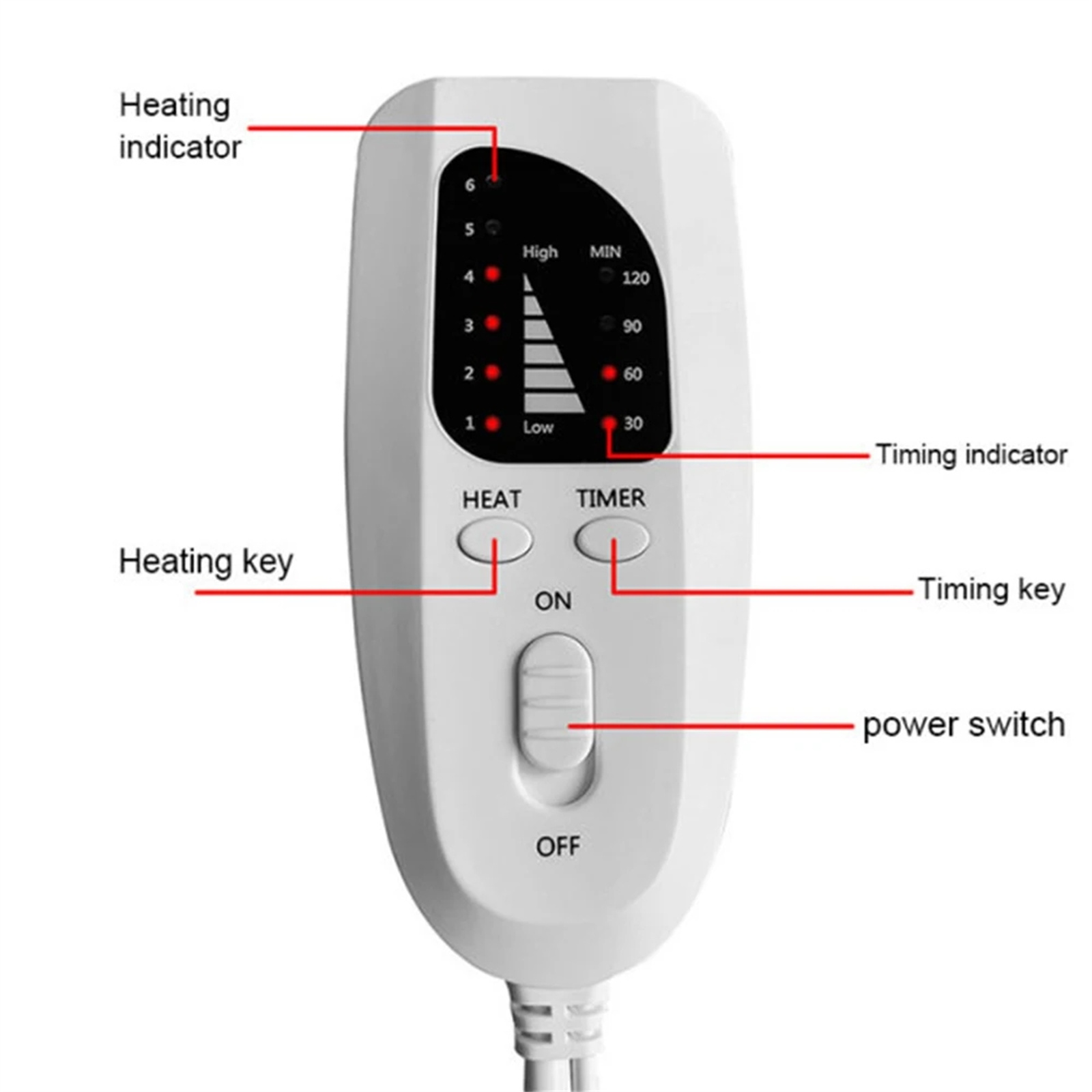 ElectricHeatedFootWarmer6TemperatureSettingIntelligentQuickHeatingWashablePadforMenWomen-2003951-7