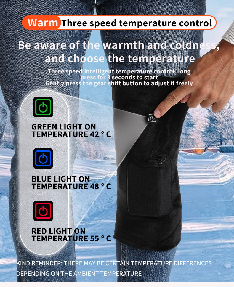 ElectricHeatingKneePadAdjustableTemperatureElectricWarmSportsProtectionColdBreathableKneePadforRehab-2000210-4