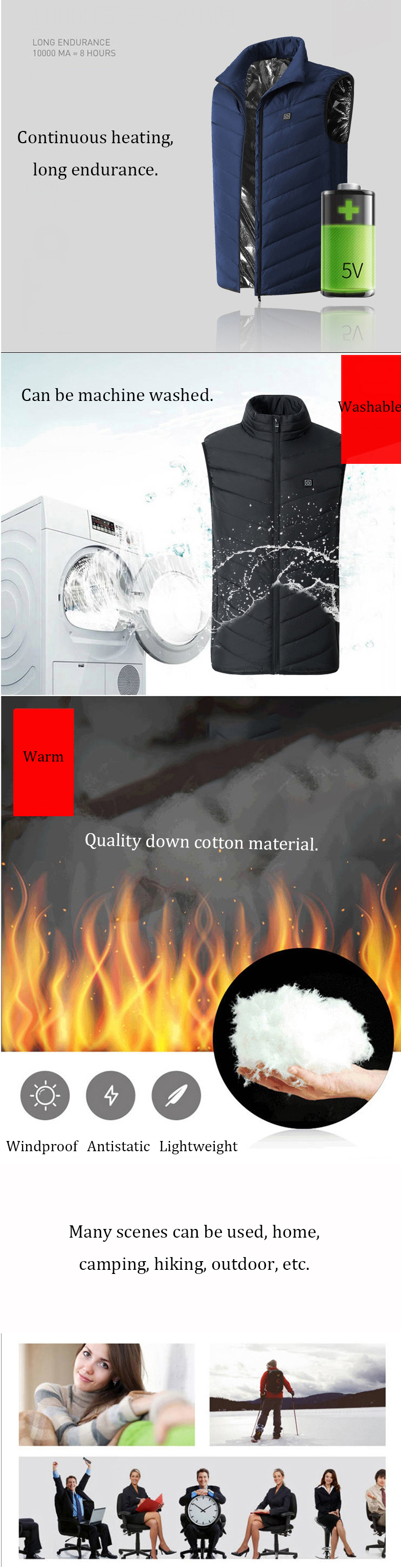 TENGOOIntelligentSmartHeatingDownJacketCottonSmithVestUSBElectricCharging-1609893-4
