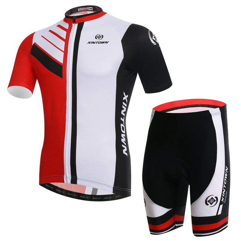 XINTOWNMensCyclingShortSleeveSuitsBicycleShortsQuickDryBreathableWickingSummerCyclingClothing-1986508-3