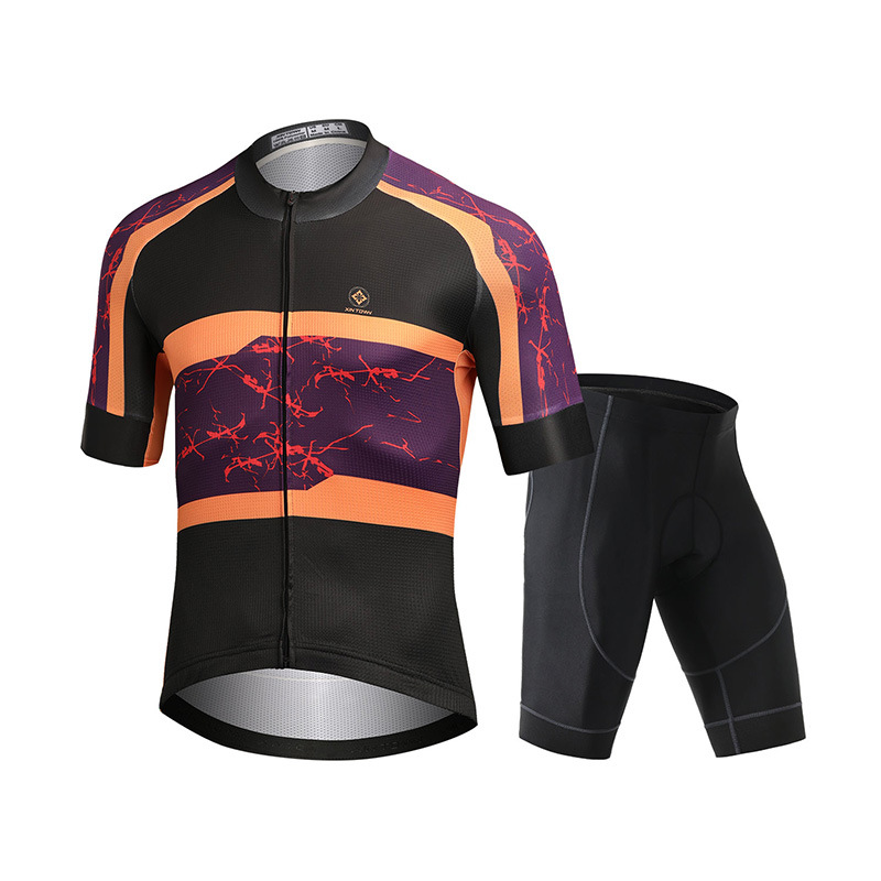 XintownProBikeClothingBibSetsWhiteBlackSummerRopaCiclismoCyclingTopBottomMenRidingBicycleSuits-1986991-3