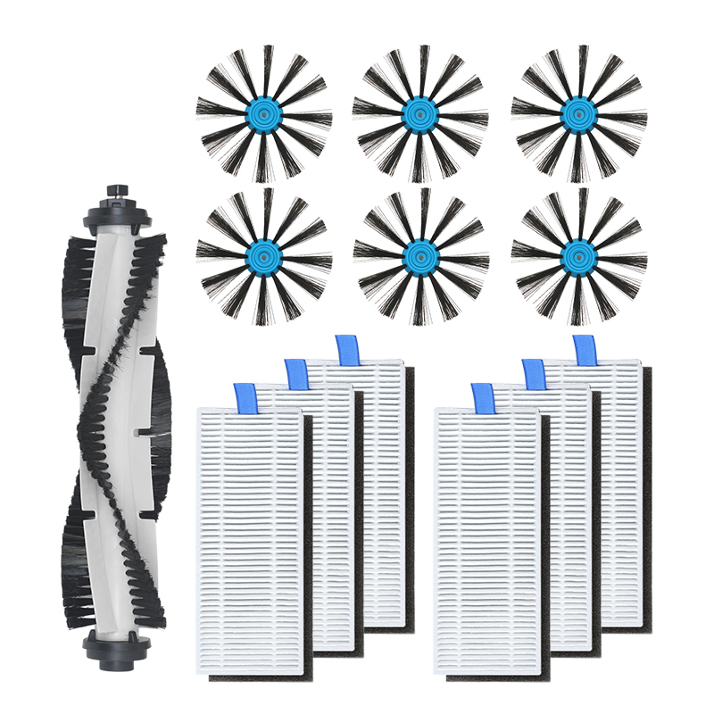13pcsReplacementsforBissell3115RobotVacuumCleanerPartsAccessoriesMainBrush1SideBrushes6HEPAFilters6N-1835137-1