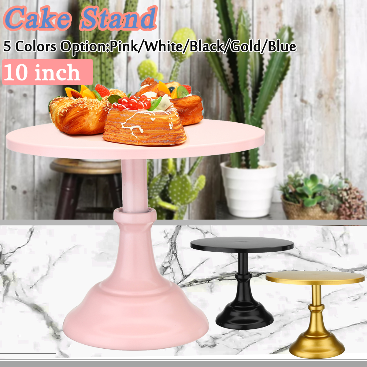 10InchCakeStandWhiteSimpleStyleFruitDessertRackDesktopDecorationsServingTray-1426216-1