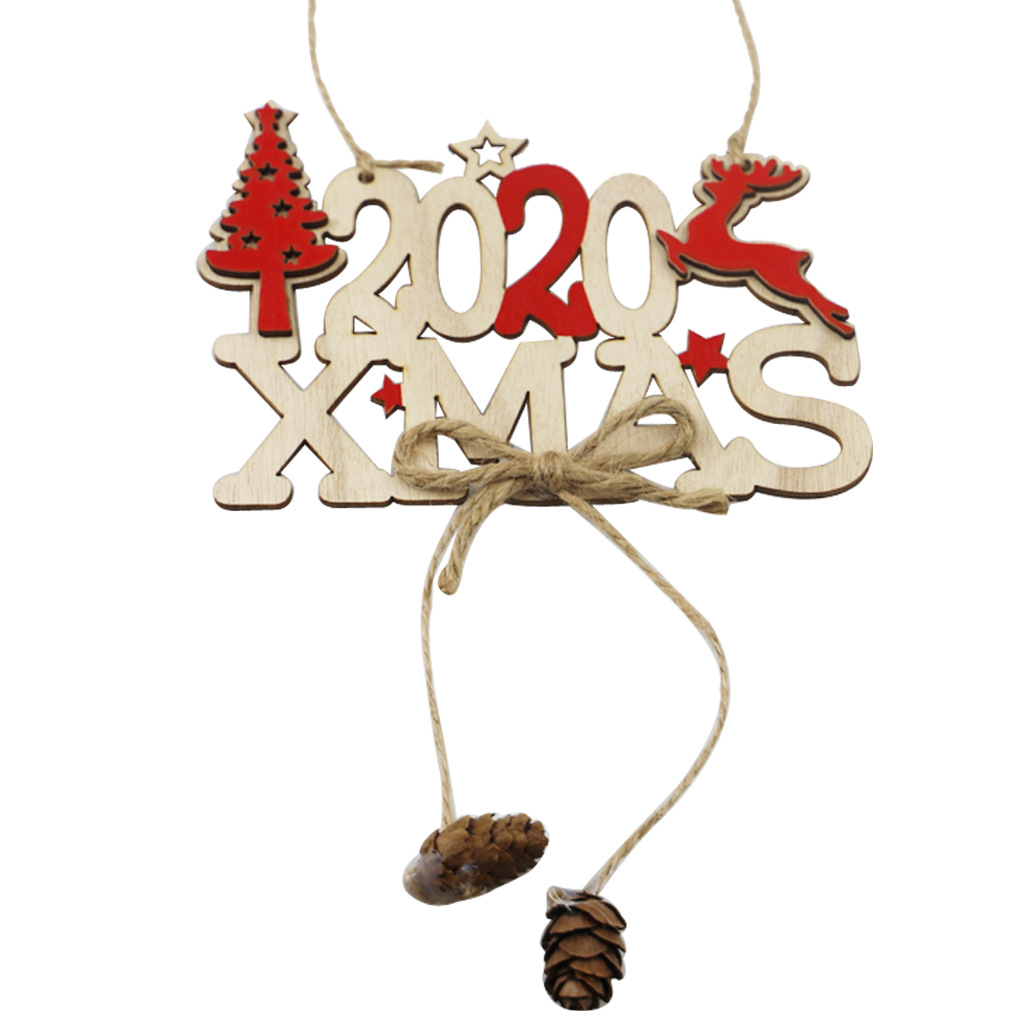 1PcChristmasAlphabet2020WoodenHangingElkChristmasDecorationDoorHangingPendantXmasOrnament-1747416-1