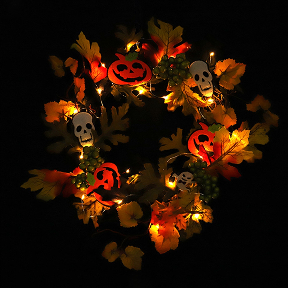 20LEDHalloweenPartyWreathGarlandLightHomeWallHangingDecorationsOrnaments-1354333-4