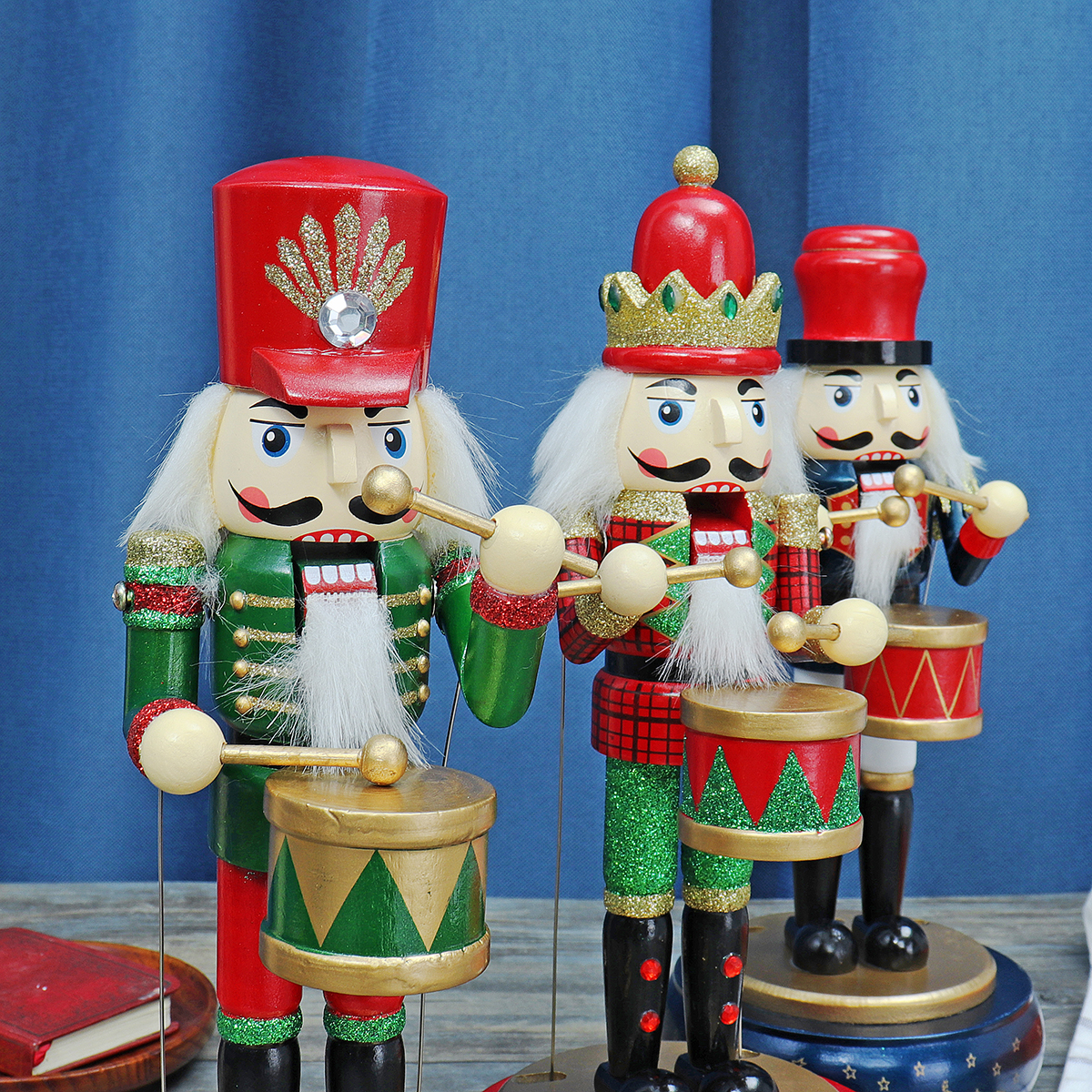 32CMWoodenGuardNutcrackerSoldierToyMusicBoxChristmasDecorationsXmasGift-1605612-5