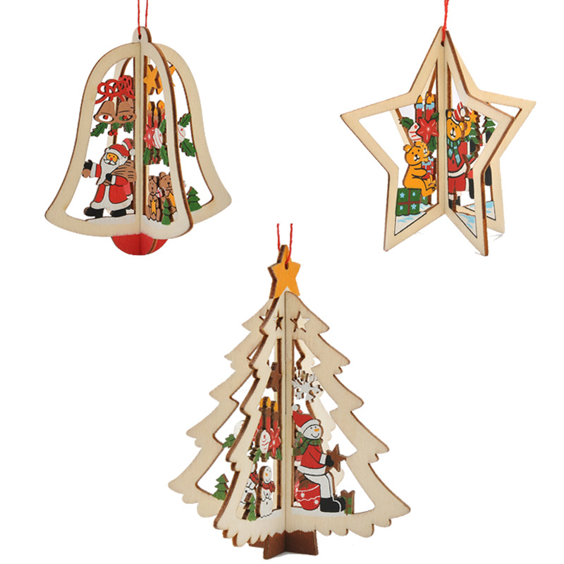 Christmas3DWoodenPendantStarBellTreeHangOrnamentsHomePartyDecorationsKidsGifts-1216583-1