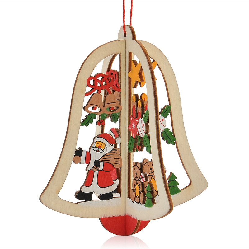 Christmas3DWoodenPendantStarBellTreeHangOrnamentsHomePartyDecorationsKidsGifts-1216583-7