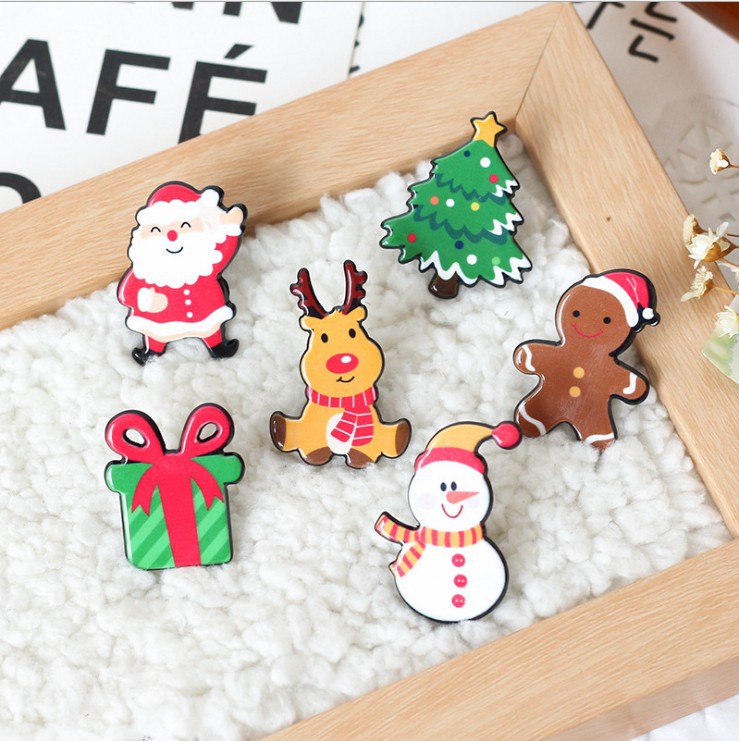 ChristmasMiniFestiveSnowmanElkBroochNewYearDecorationslGiftShirtCollarBrooch-1216466-3