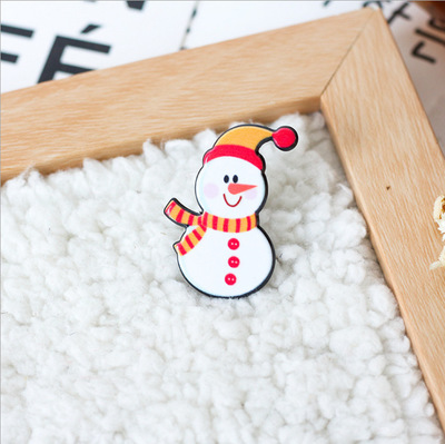 ChristmasMiniFestiveSnowmanElkBroochNewYearDecorationslGiftShirtCollarBrooch-1216466-7