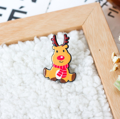 ChristmasMiniFestiveSnowmanElkBroochNewYearDecorationslGiftShirtCollarBrooch-1216466-8