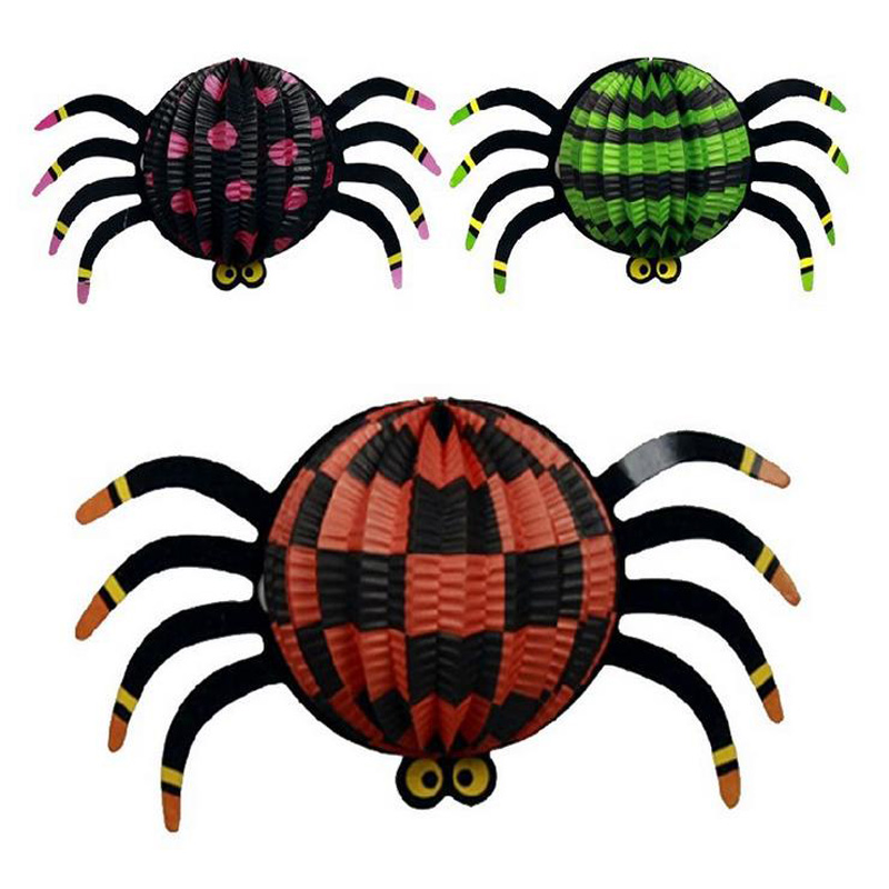Halloween3DGhostBatSpiderPumpkinWitchPendantHauntedHouseDropBarKTVRoomDecorativePaperHangingOrnament-1740087-3