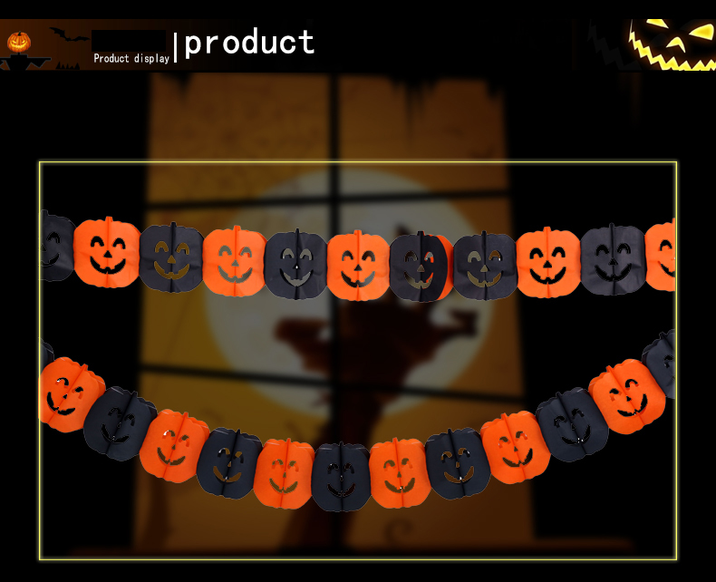 HalloweenHangingPaperGhostPumpkinFunnyDoorHangerFoldableFunHalloweenPartySupplies-1207076-1