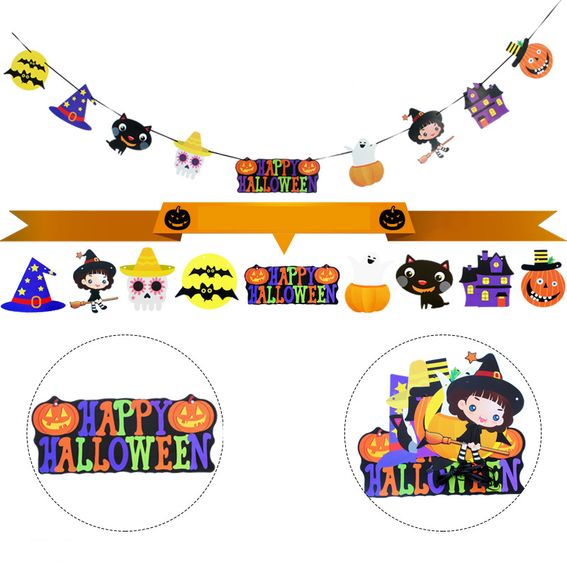 HalloweenHangingPaperGhostPumpkinFunnyDoorHangerFoldableFunHalloweenPartySupplies-1207076-3