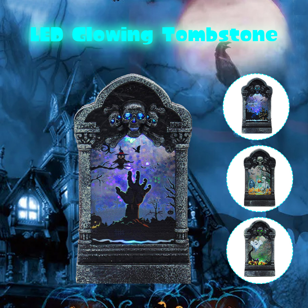 HalloweenLEDLightLampSkeletonTombstoneCastlePlasticPropPartyGiftDecorTableLamp-1638136-1