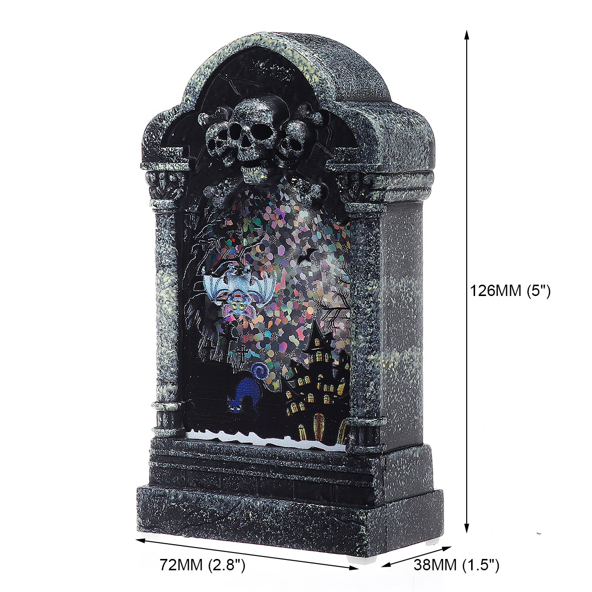 HalloweenLEDLightLampSkeletonTombstoneCastlePlasticPropPartyGiftDecorTableLamp-1638136-12