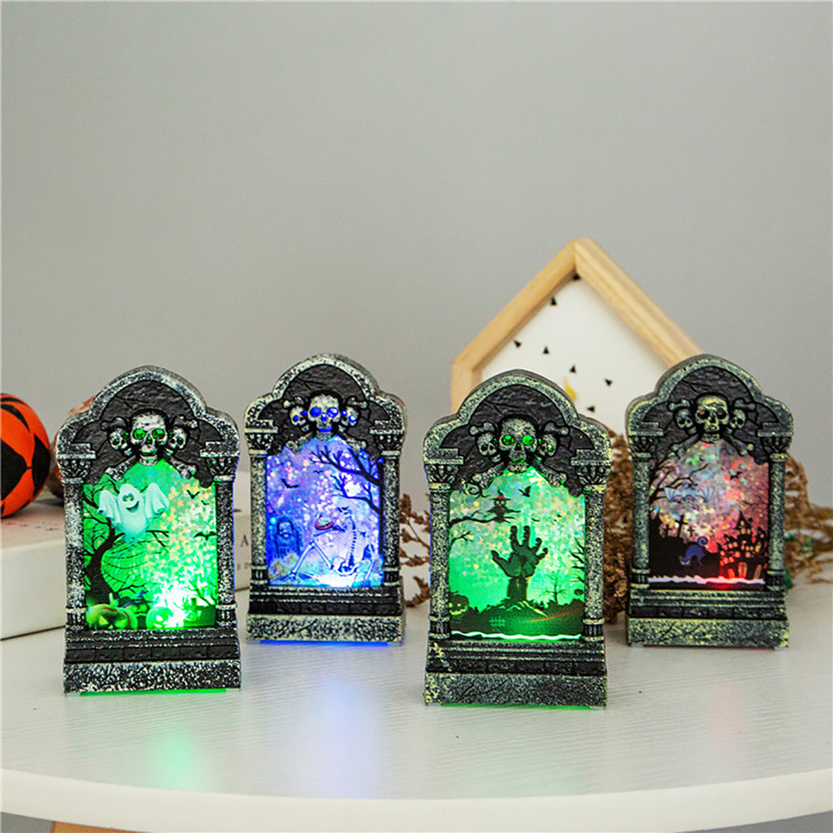 HalloweenLEDLightLampSkeletonTombstoneCastlePlasticPropPartyGiftDecorTableLamp-1638136-10