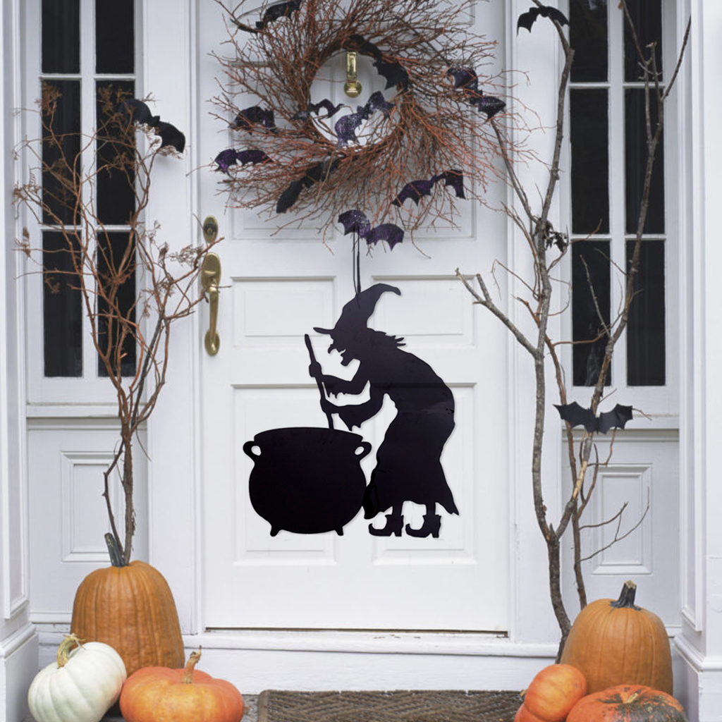 JM01486HalloweenHangingDoorDecorationPracticalPartyGiftNonwovenFabricHolidayHomeSuppliesWitchesDecor-1631442-3