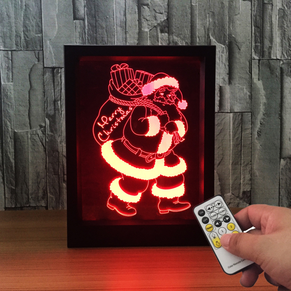 LED3DChristmasColorfulPhotoFrameNightLights7ColorsChangeRemoteControlDeskSantaLamp-1214104-1