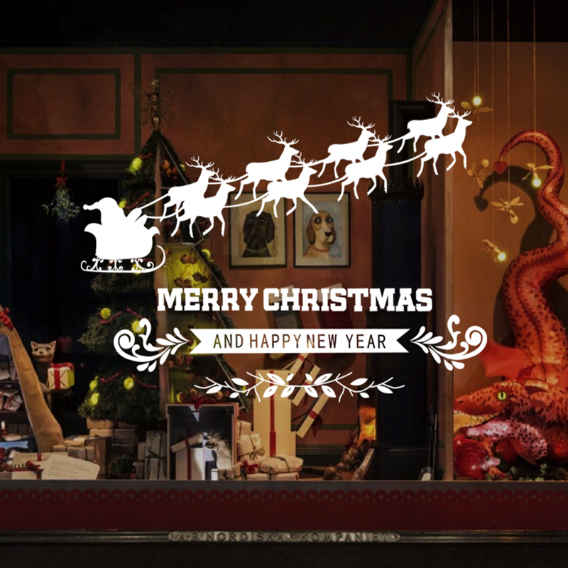 MiicoABQ6002ChristmasStickerPVCRemovableWallStickerForRoomDecoration-1580875-2