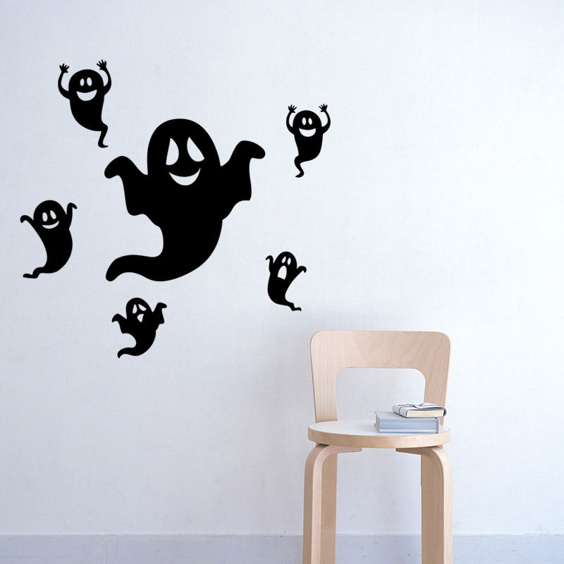 MiicoFX3012HalloweenStickerCreativeCartoonStickerRemovableWallSticker-Ghost-1575422-3