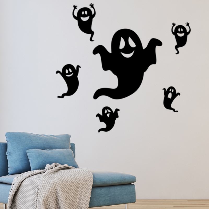 MiicoFX3012HalloweenStickerCreativeCartoonStickerRemovableWallSticker-Ghost-1575422-6