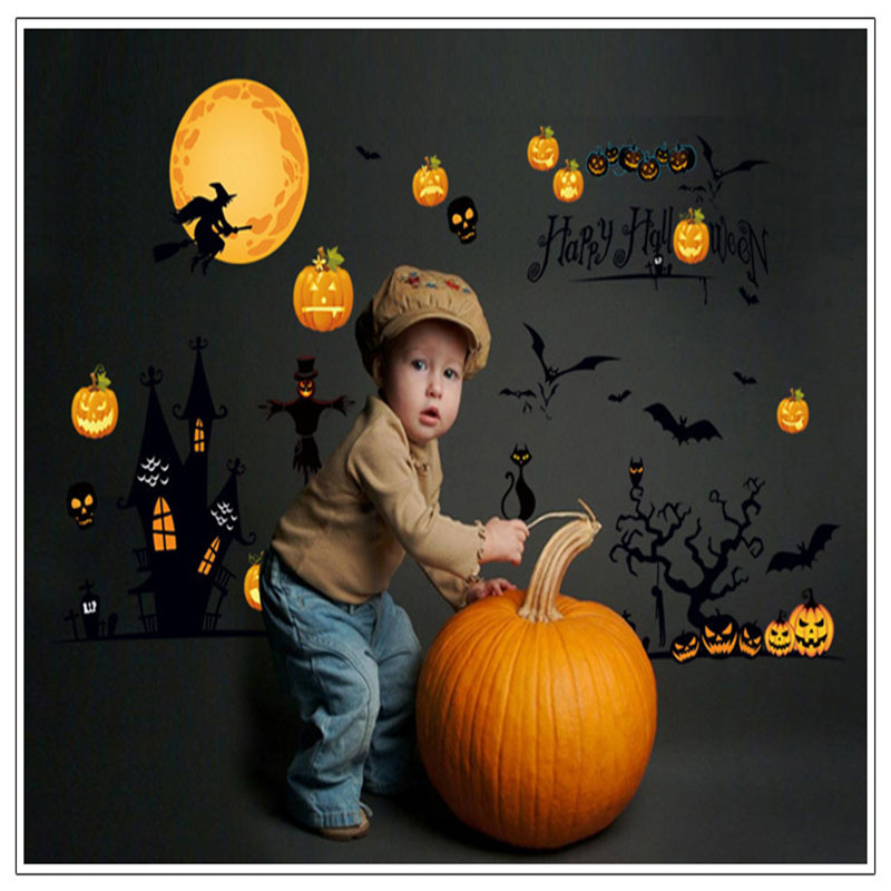 MiicoMJ8006HalloweenStickerCartoonStickerRemovableWallStickerForHalloweenDecorationRoomDecoration-1567832-1