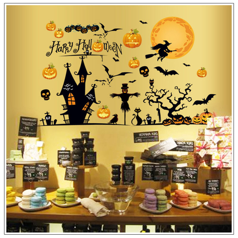 MiicoMJ8006HalloweenStickerCartoonStickerRemovableWallStickerForHalloweenDecorationRoomDecoration-1567832-2