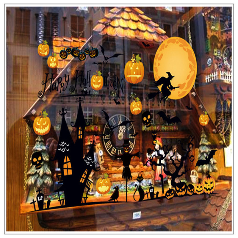 MiicoMJ8006HalloweenStickerCartoonStickerRemovableWallStickerForHalloweenDecorationRoomDecoration-1567832-4