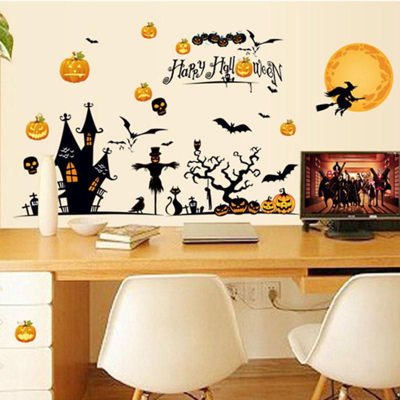 MiicoMJ8006HalloweenStickerCartoonStickerRemovableWallStickerForHalloweenDecorationRoomDecoration-1567832-5