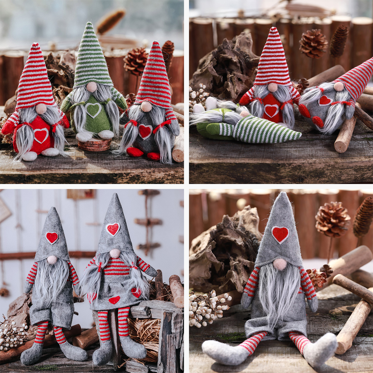 Non-WovenHatWithHeartHandmadeGnomeSantaChristmasFigurinesOrnamentHolidayTableDecorationsFestivePrese-1634099-2