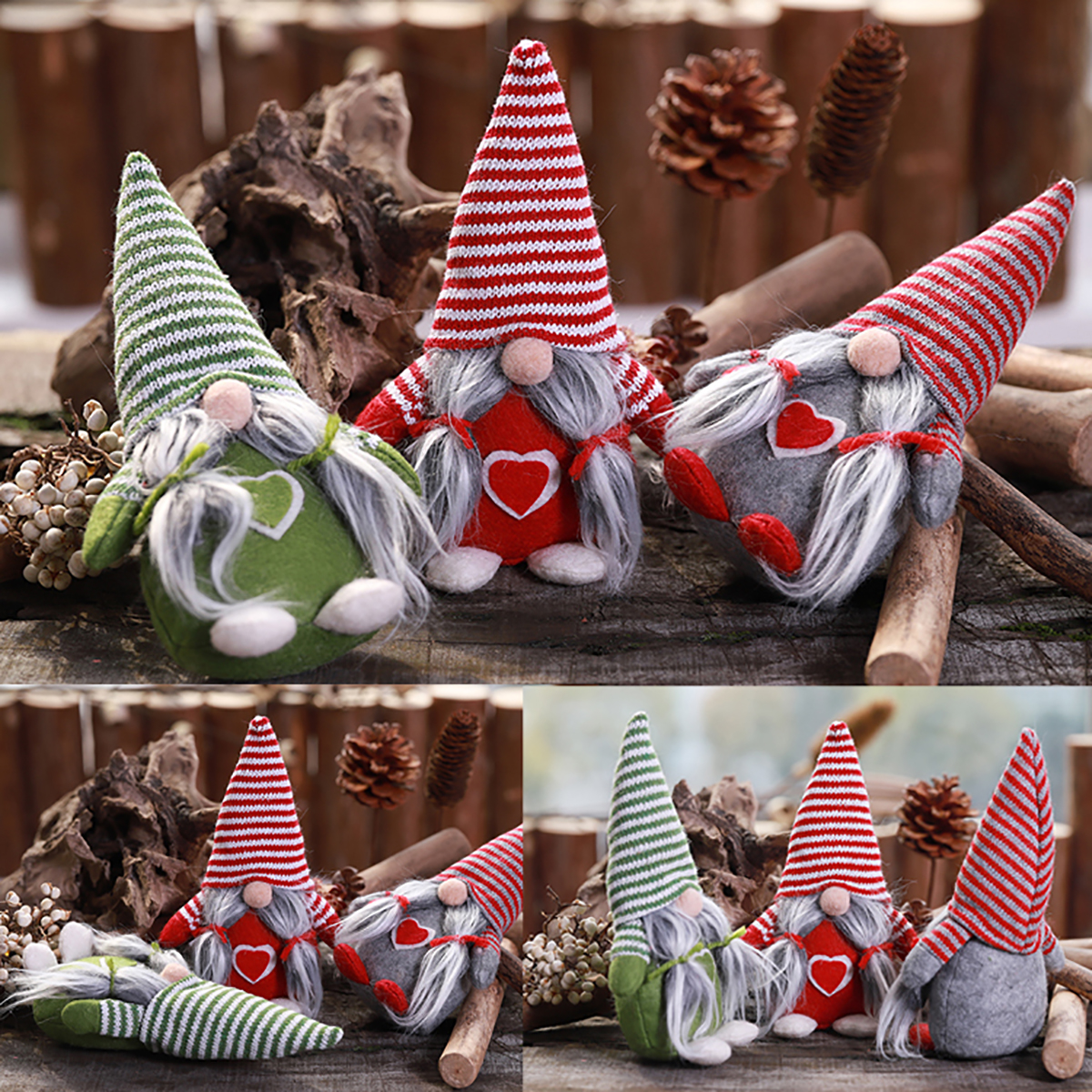 Non-WovenHatWithHeartHandmadeGnomeSantaChristmasFigurinesOrnamentHolidayTableDecorationsFestivePrese-1634099-4