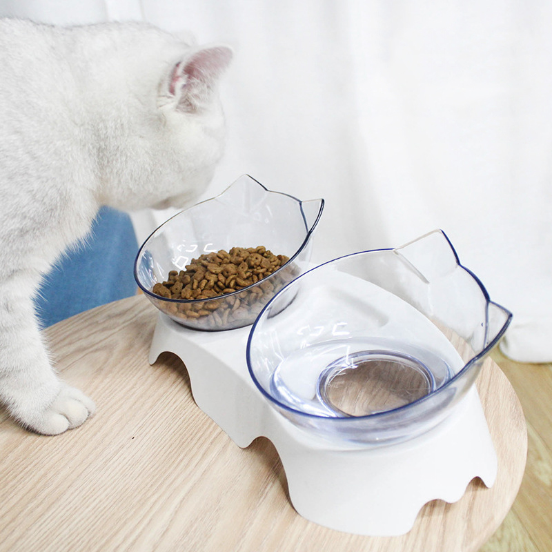 15DegreeRaisedPetBowlsCatsFoodWaterFeederPlasticTiltedElevatedBowlforPetsCare-1687153-1