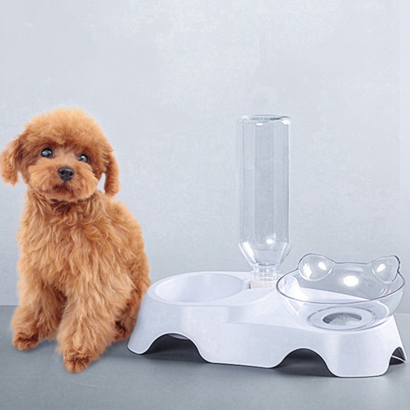 15DegreeRaisedPetBowlsCatsFoodWaterFeederPlasticTiltedElevatedBowlforPetsCare-1687153-8