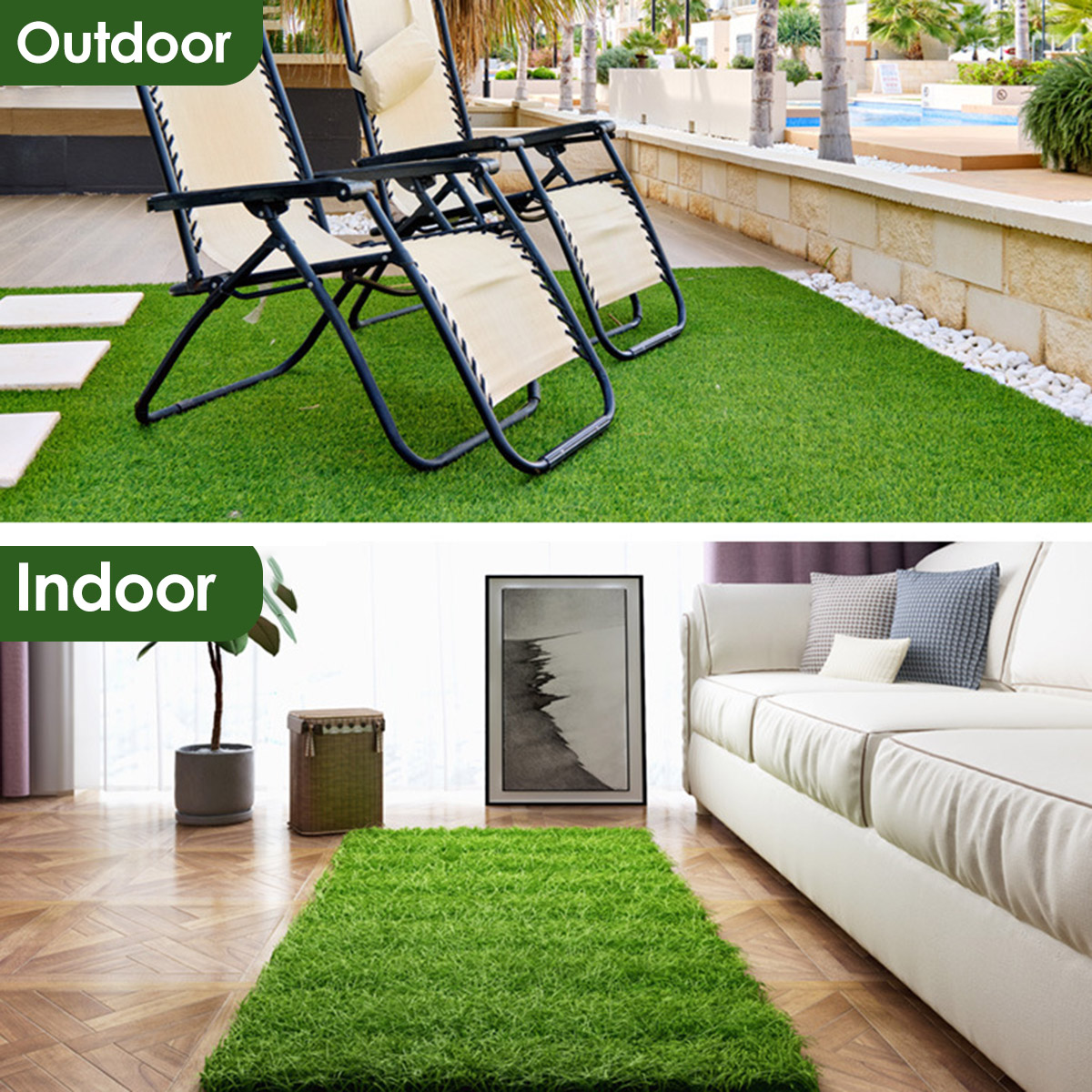 16x66FT66x98FTArtificialGrassTurfPet3cmThickFloorMatLawnSyntheticSpringGrassIndoorOutdoorLandscapeGo-1934028-4