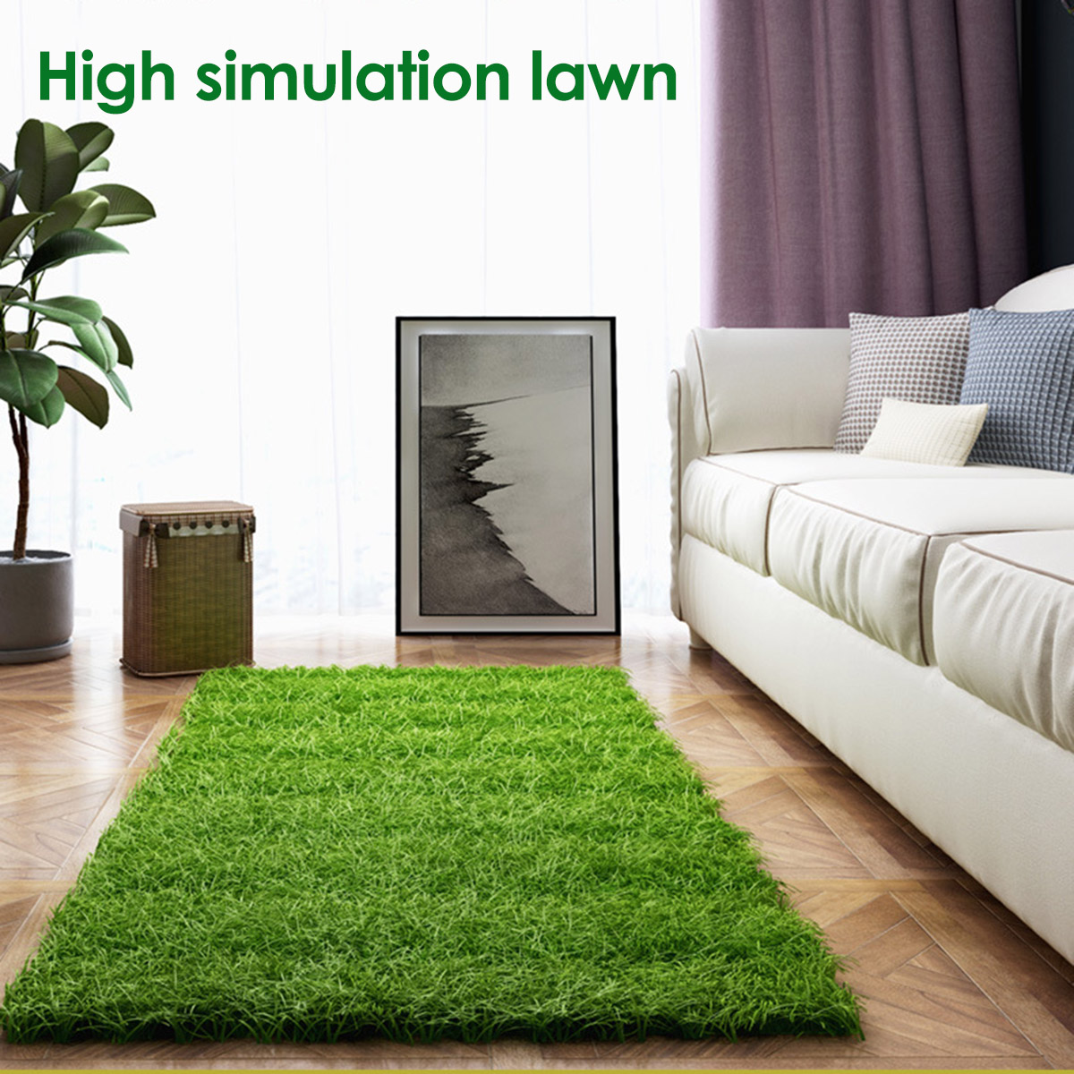 16x66FT66x98FTArtificialGrassTurfPet3cmThickFloorMatLawnSyntheticSpringGrassIndoorOutdoorLandscapeGo-1934028-8