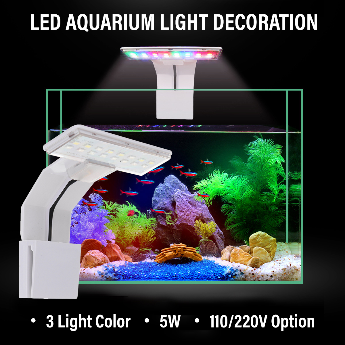 5WLEDAquariumLightTankAquaticPlantGrowLampDecoration110V220VFish-1727432-1