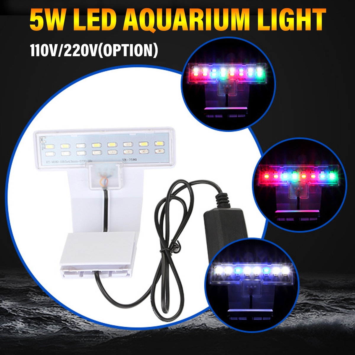 5WLEDAquariumLightTankAquaticPlantGrowLampDecoration110V220VFish-1727432-3