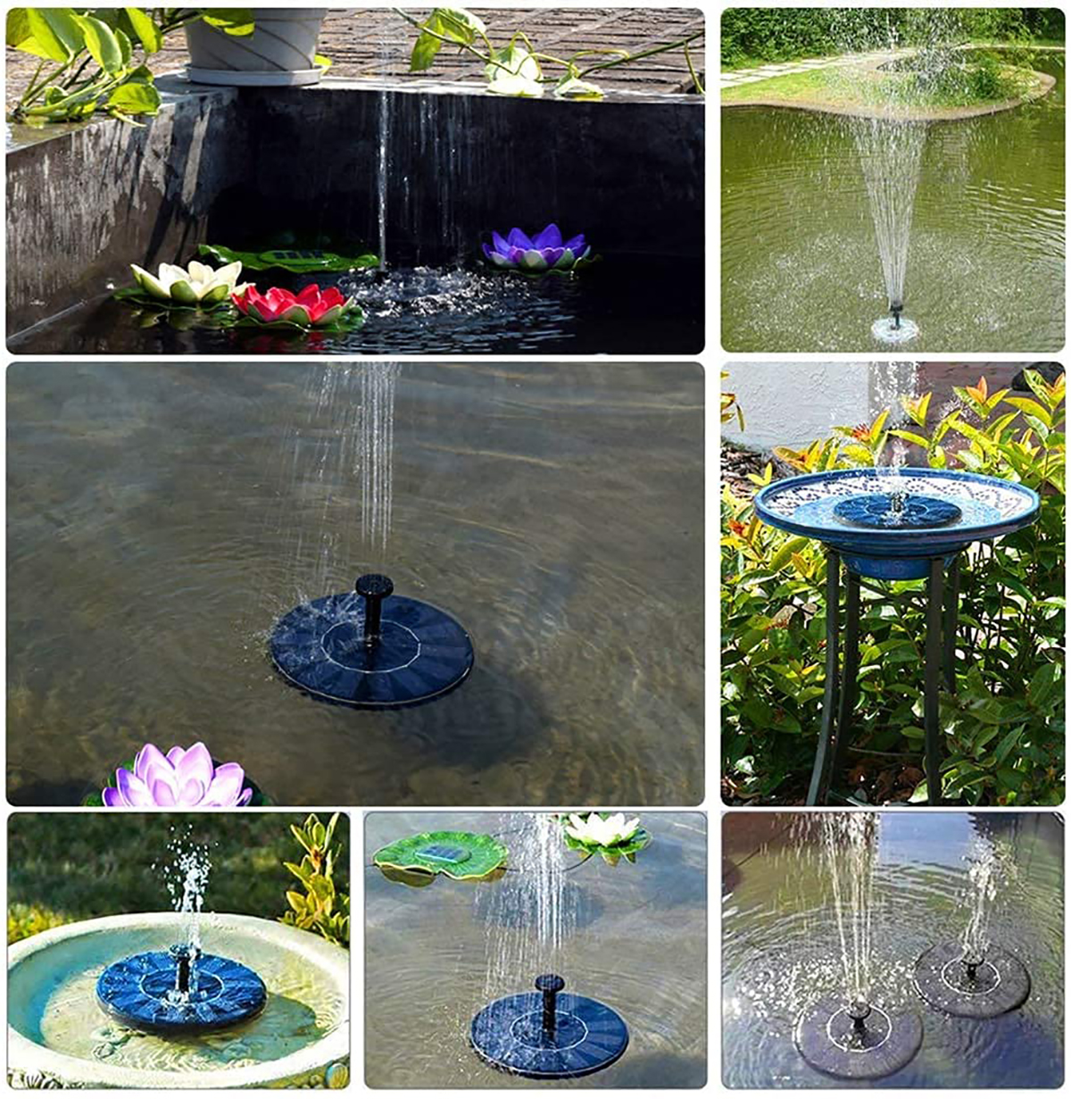 8-in-1SolarBirdWaterFountainSet35WCircleSolarFloatingPumpBuilt-in1600mAHBatteryforWorkingatCloudyorN-1942121-6