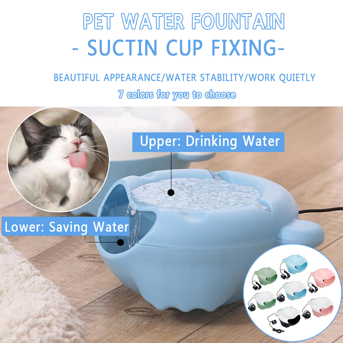 AutomaticSmallPetCatDogWaterSourceFountainDispenserDrinkingCupBowl-1889218-3