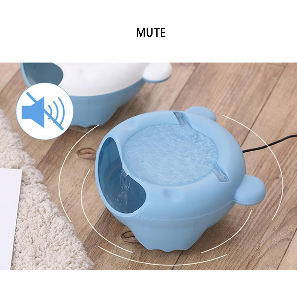 AutomaticSmallPetCatDogWaterSourceFountainDispenserDrinkingCupBowl-1889218-9