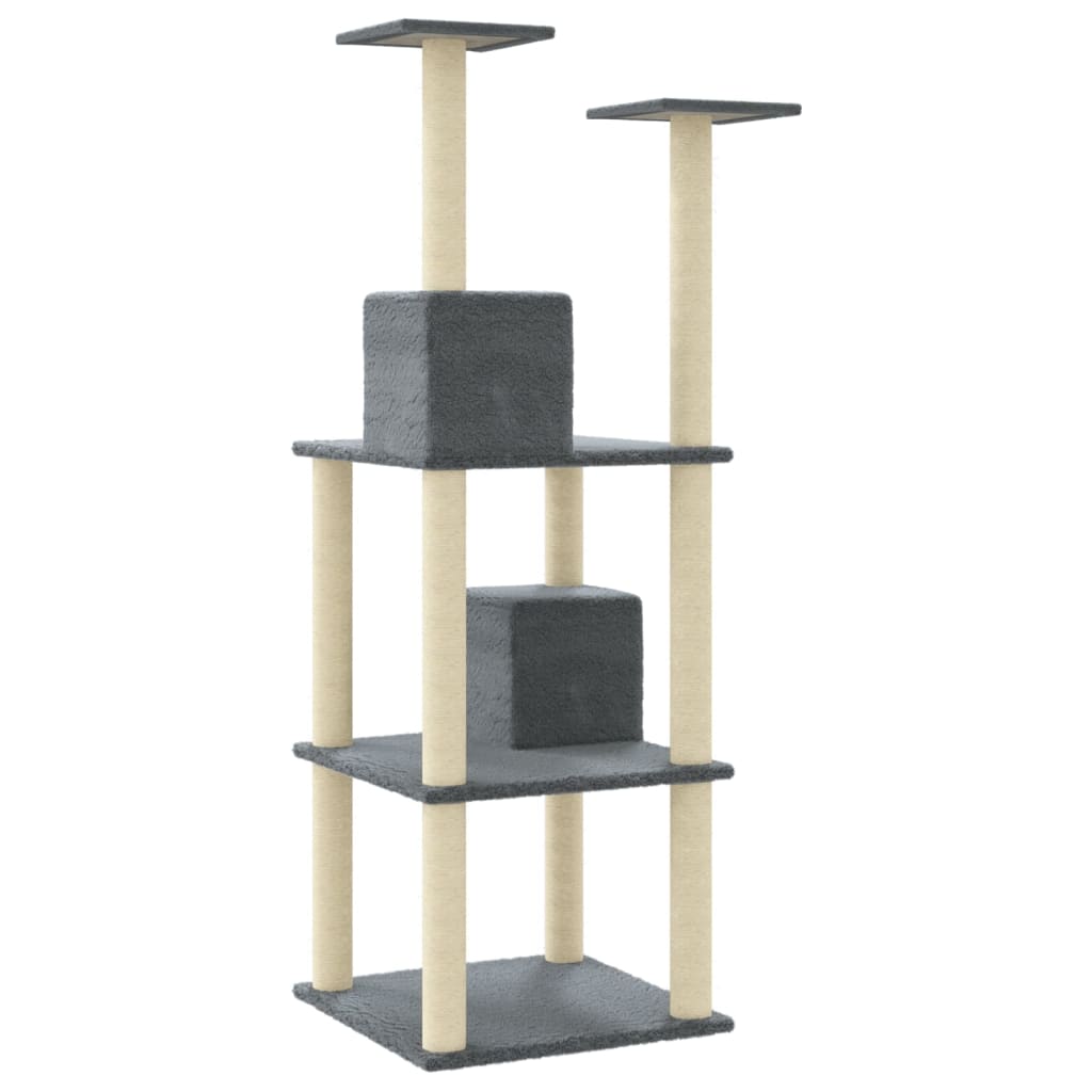 Catfurniturewithsisalscratchingposts141cmdarkgray-1968307-4